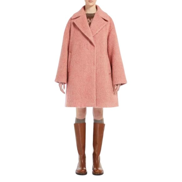 NWT Weekend Max Mara Caraibi Coat PINK - Picture 2 of 6